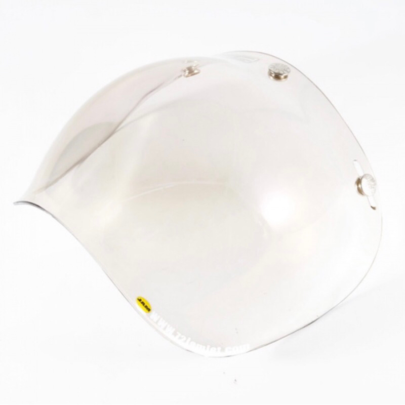 ชิวหน้า หมวกกันน๊อค bubble shield 72 jam tech helmet สีชาอ่อน  jb-08 harley triumph vespa lambretta ชิลด์หน้า enfield