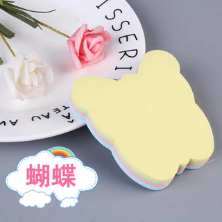 กระดาษโน็ต มีกาวในตัว แพ็ค 100 แผ่น 4 สี กระดาษโน๊ต sticky note อุปกรณ์การเรียน