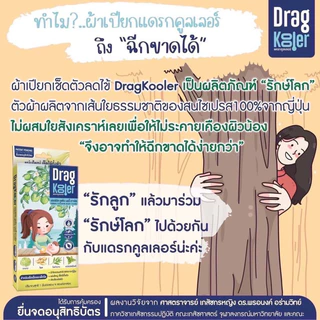 ผ้าเปียกลดไข้ Dragkooler ❤️พร้อมส่งจากร้านยา❤️ ผ้าเปียกสมุนไพรเช็ดตัวลดไข้ (1 กล่อง บรรจุ 4 ซอง)