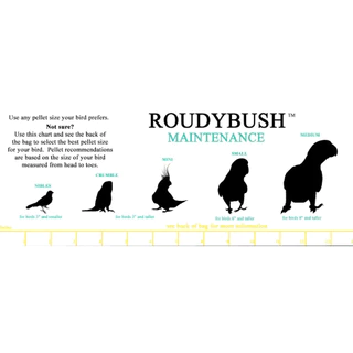 Roudybush Maintenance Bird Food (Mini/Crumble) อาหารเม็ดสำเร็จรูป รูดี้บุช นำเข้าจากประเทศแคนาดา (แบ่งจำหน่าย)