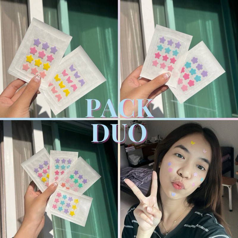 แพคคู่ x2 ราคาถูกสุด คุณภาพดี (No box ) แผ่นแปะสิว babysunsky สูตร hydrocolloid