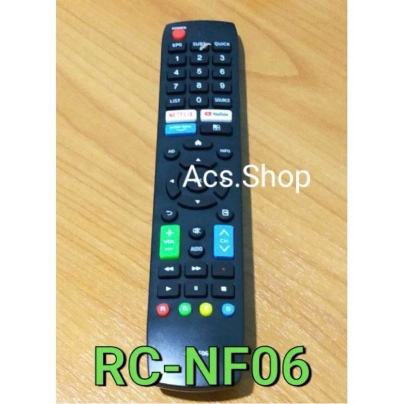 พร้อมส่ง รีโมททีวี รุ่น RC-NF06 ใช้กับทีวี รุ่น 40HS400AN 43HS400AN 32HS400AN