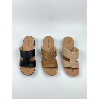 A-01 รองเท้าเพื่อสุขภาพ เท้าอวบเท้าใหญ่ใส่ได้ สามมารถปรับตามหน้าเท้าได้ รองเท้าแตะเพื่อสุขภาพ ลดแรงกระแทก มีปุ่มนวดเท้า