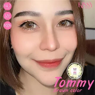 🔥คอนแทคเลนส์✨ขนาดบิ๊กอายโตมาก✨Tommy (Kissylens) ✨Brown / Gray / Black