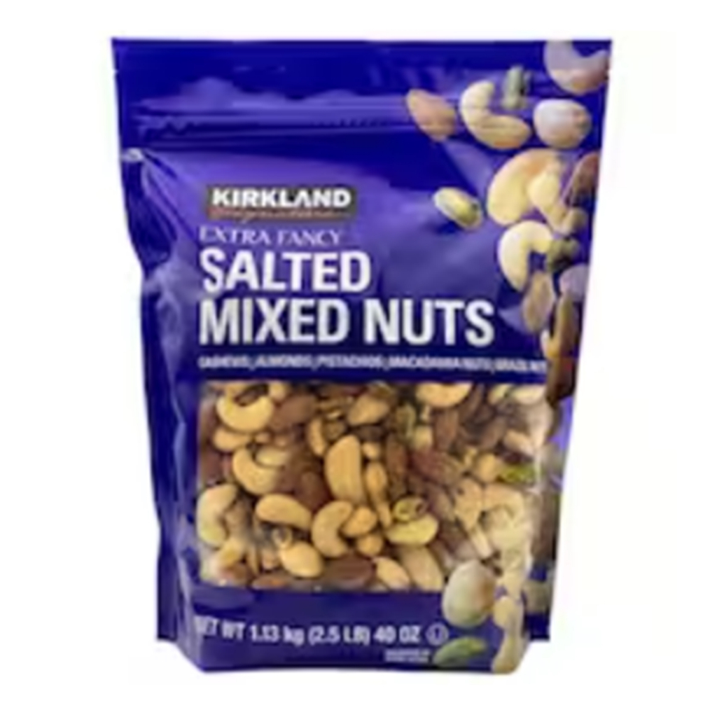 Kirkland Signature Extra Fancy Salted Mixed Nuts 1.13 kg.Snack ถั่วรวมอบเกลือ ขนมขบเคี้ยว อาหารว่าง