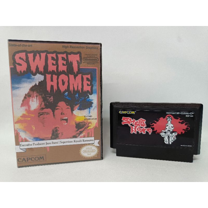 Sweet Home ตลับ IC ตลับ Famicom เกม RPG แนวสยองขวัญ