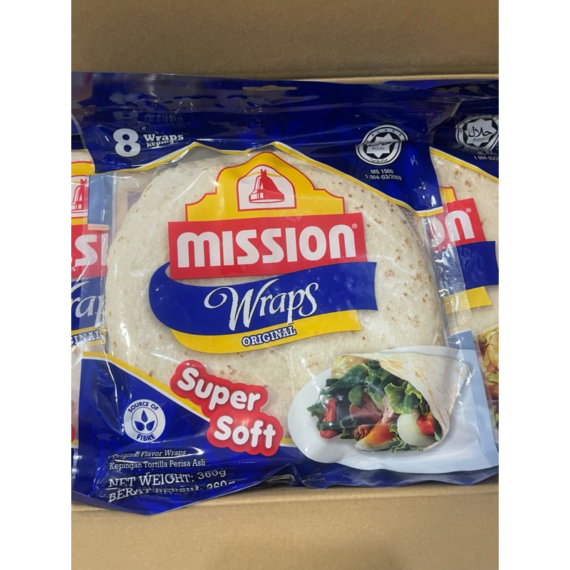 แผ่นตอติญ่า mission wrap  original สินค้ามีพร้อมส่ง