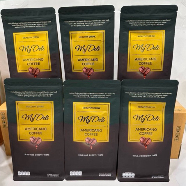 กาแฟ อเมริกาโน่ My Deli 6 ห่อ