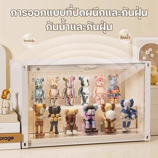 กล่องใส่โมเดล กล่องใส่โมเดลคอนเทนเนอร์มีไฟ กล่องอะคริลิคใส มีให้เลือก 4 สี Container Box With Light ตู้โชว์ตุ๊กตา