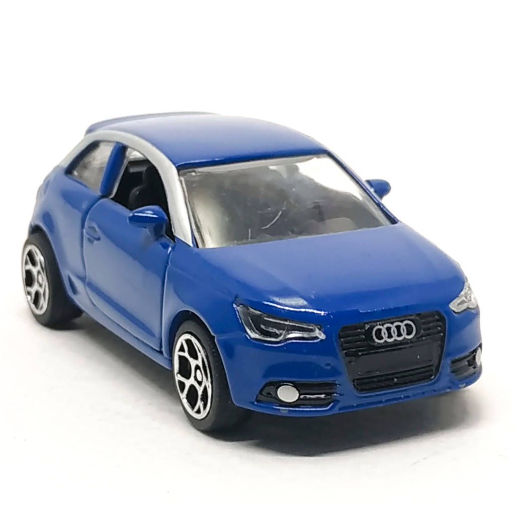 Majorette Audi A1 - สีน้ำเงิน - ล้อ 5Y scale 1/58 (3 inches) no Package