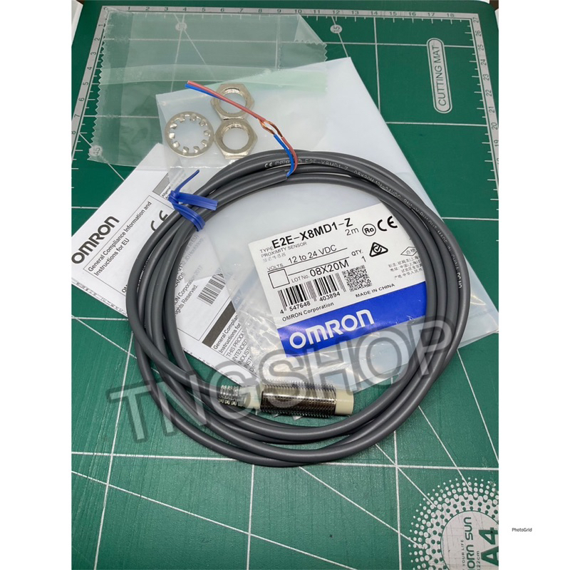 E2E-X8MD1 / E2E-X8MD1-Z  sensor เซ็นเซอร์ จับโลหะ proximity 2สาย DC12-24,VDC  M12 ชนิด NO ระยะจับ 8ม