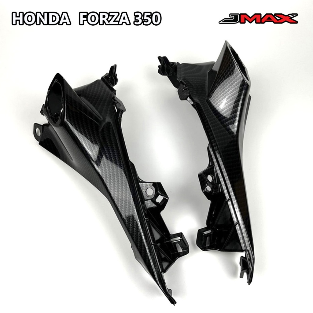 ฝาครอบฐานกระจก L+R Forza 350 ปี 2023-25 JMAX ตรงรุ่น ลายฟิล์มคาร์บอน 6D