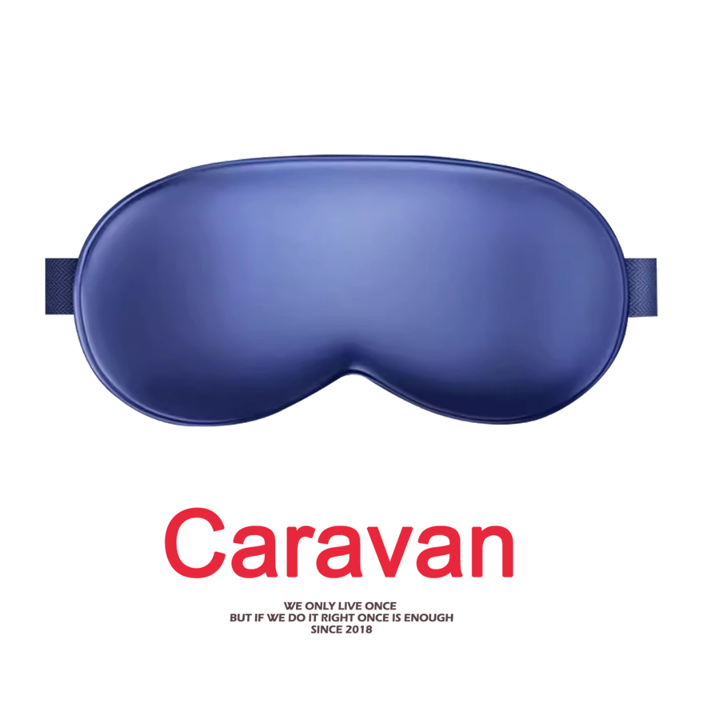 Caravan Crew ผ้าปิดตาบำรุงสายตา ที่ปิดตา ที่ปิดตานอน ผ้าปิดตานอน ผ้าปิดตาเนื้อผ้านิ่มใส่สบาย Eye Mask