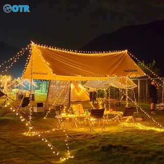 ไฟประดับเต้นท์ 20เมตร 200led ไฟตกแต่งห้อง ไฟเชอรี่ ไฟกลม camping แค้มป์ปิ้ง ไฟคริสต์มาส ไฟแต่งห้อง ไวท์​มีแบบใ