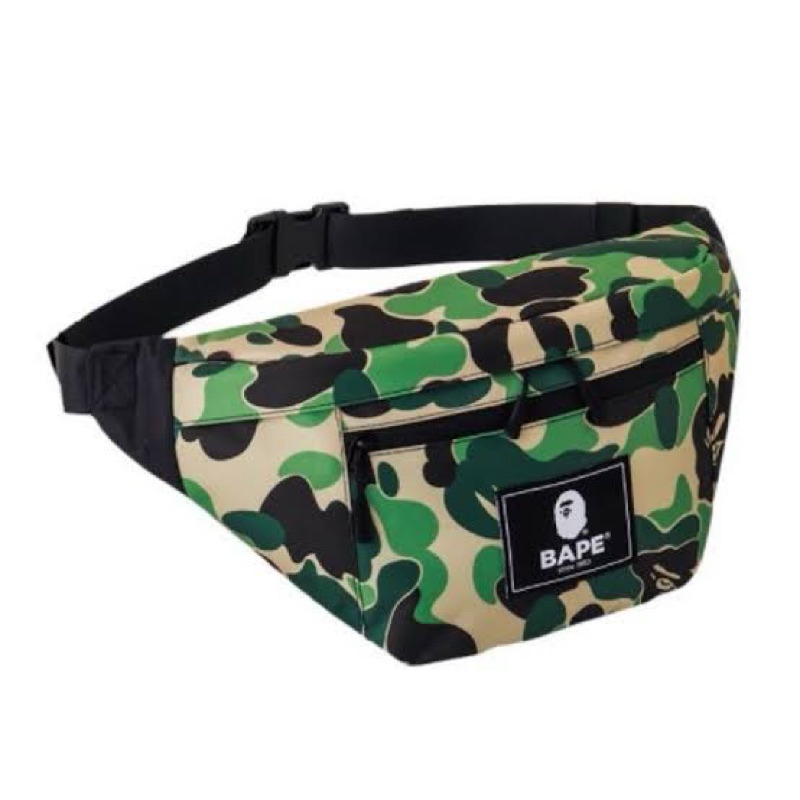 BAPE® ABC CAMO WAIST BAG ของแท้