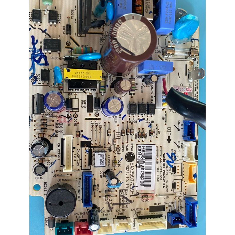 แผงวงจร แอร์ LG inverter รหัส EBR893884