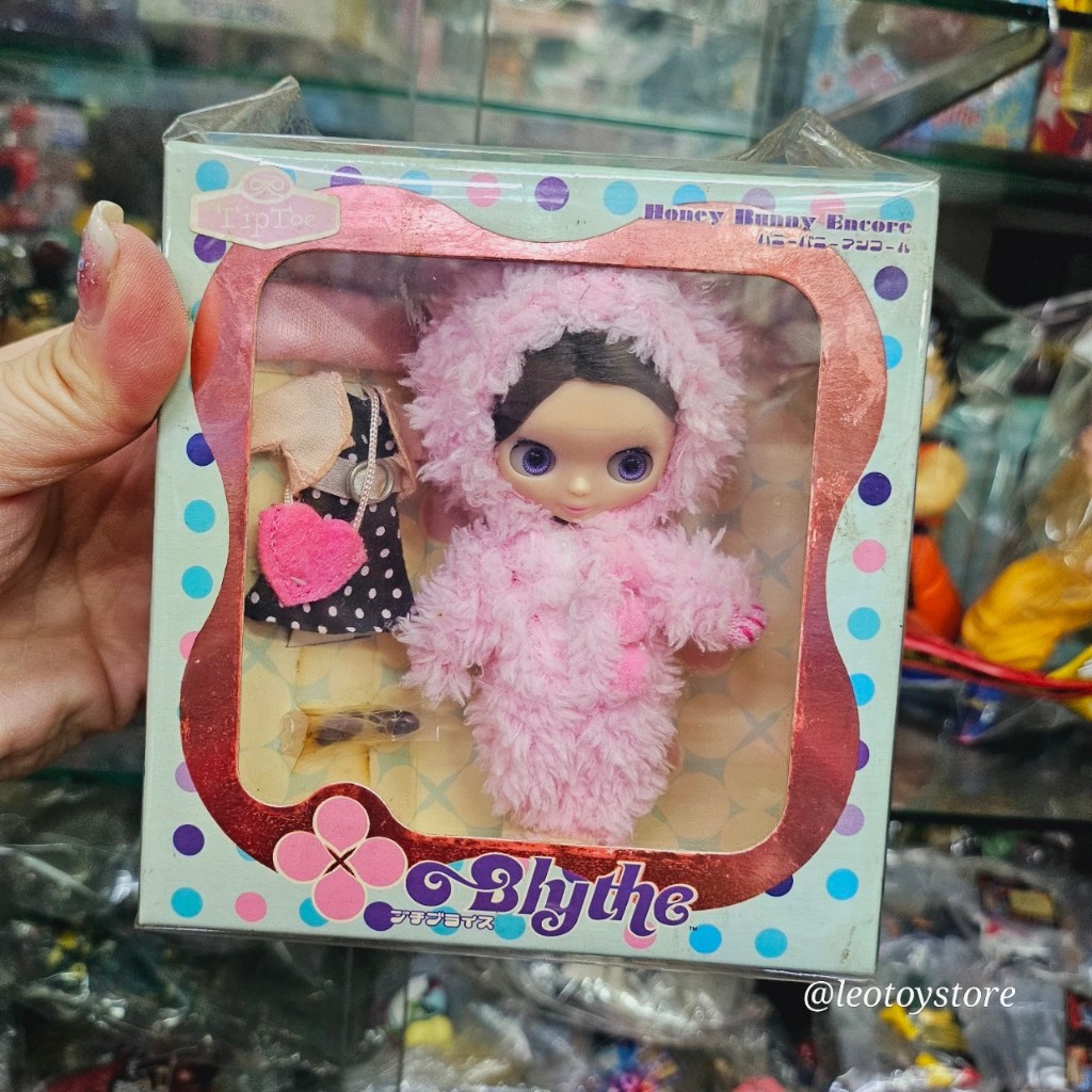 4" inches TAKARA Petite Blythe Doll Toy JAPAN Honey Bunny Encore ตุ๊กตาบลายธ์ตัวเล็ก ฮันนี่บันนี่ เอ็นคอร์