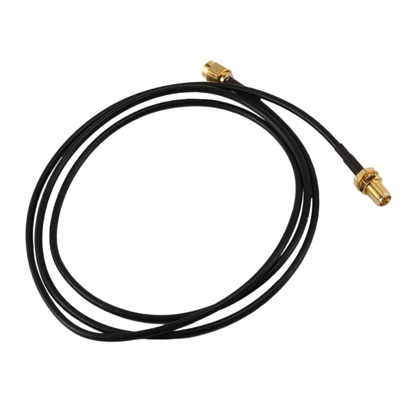 SMA Male to Female Adapter Pigtail Coaxial Jumper Extension Cable 0.3ft Long