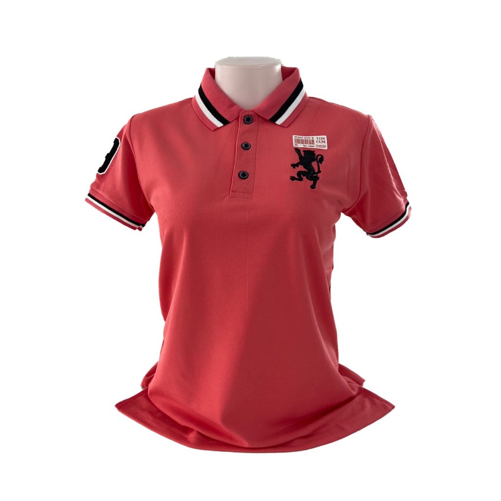 เสื้อโปโล(หญิง)ลายปักสิงห์มีหลายสีหญิงเข้ารูป