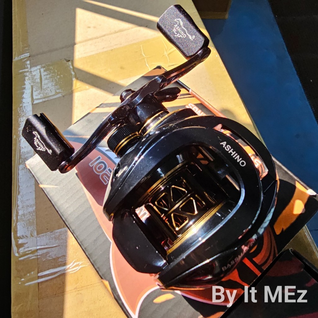 ของแท้ ราคาถูก ❗❗ รอกหยดน้ำ รอกอะชิโน่ รอกเบท Ashino Bassmax 5+1BB คุณภาพดี มีเสียงเวลาลาก Casting reel - รูปที่ 4