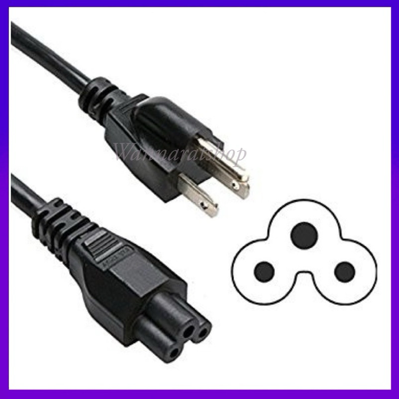 สาย AC POWER 3 รู ขนาด 1 mm ยาว 1.8 m/3m