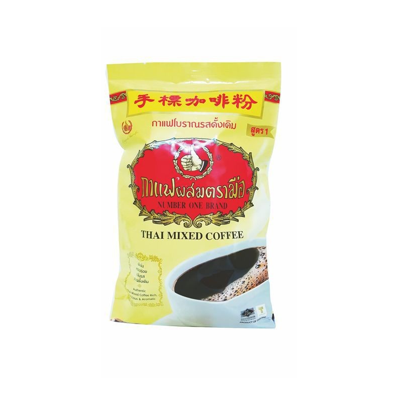 ชาตรามือ กาแฟโบราณรสดั้งเดิม สูตร1  ชนิดเกล็ดหยาบ  1kg.  หยกออนไลน์
