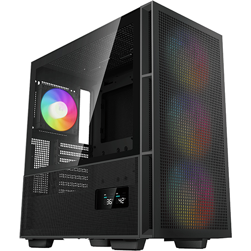 DeepCool CH560 Digital Mid-Tower Case fits E-ATX with TG Black / White (R-CH560-BKAPE4D-G-1 / R-CH56
