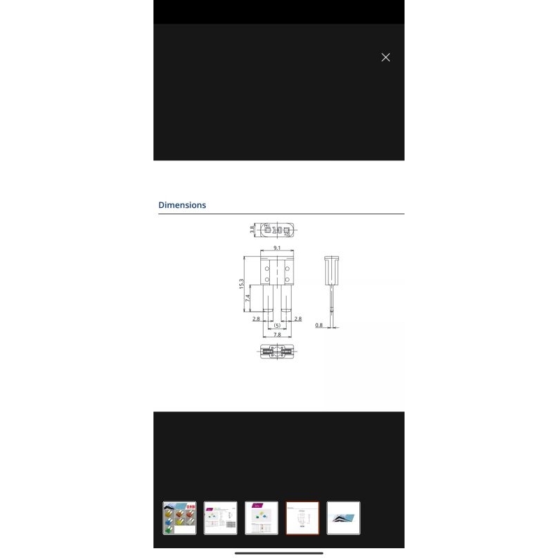 ฟิวส์แท้ Micro2 #แท้ 7ชิ้น ตรงรุ่นสำหรับรถรุ่นที่รองรับ ไมโคร2 หลายขนาด - รูปที่ 3