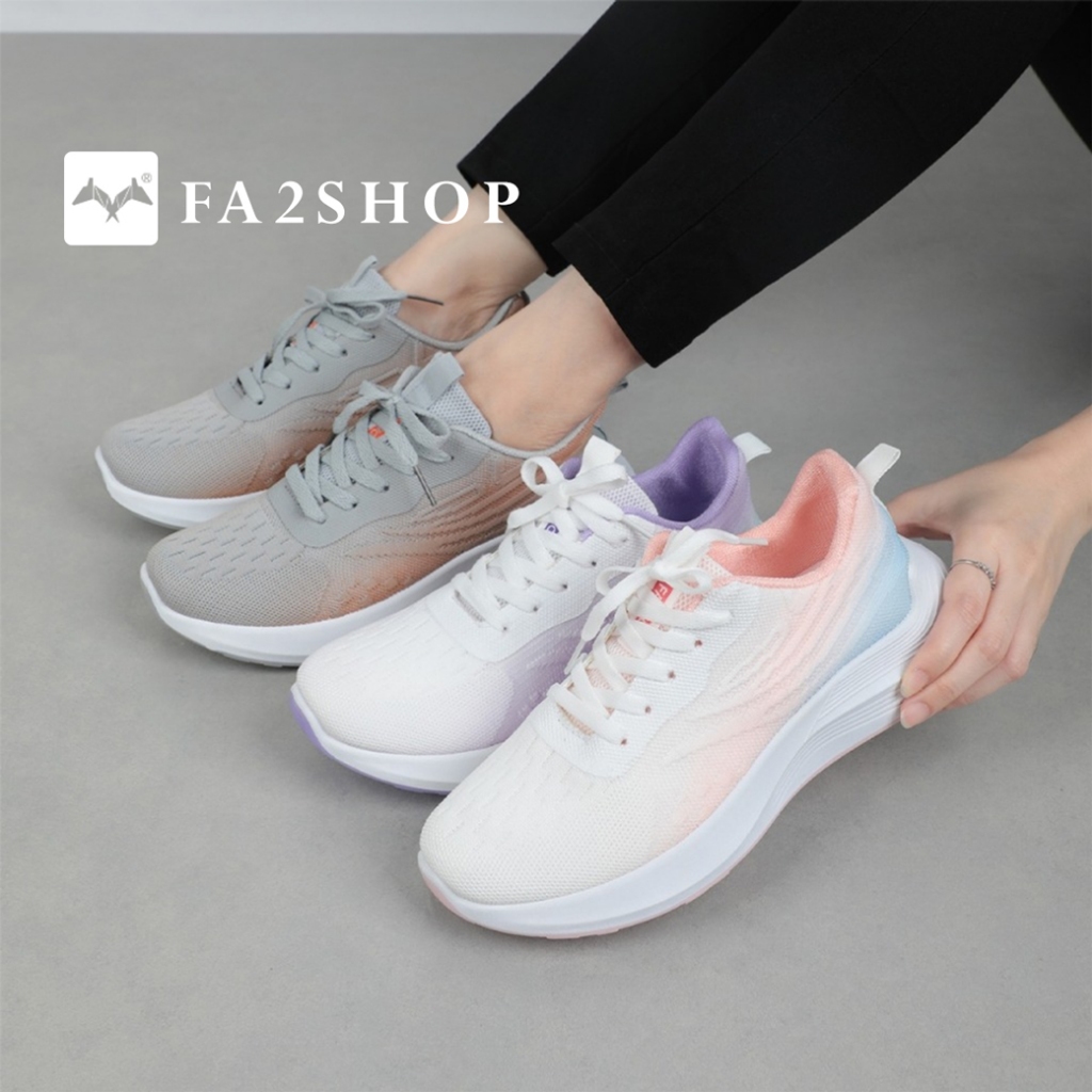 FA2SHOP รุ่น QZ156 รองเท้าผ้าใบมาใหม่ สีสันสวยงาม ใส่สบายเท้า