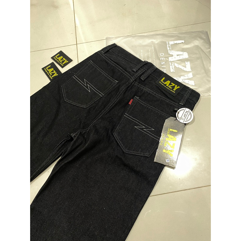 กางเกงยีนส์Lazyผ้าดิบ14oz