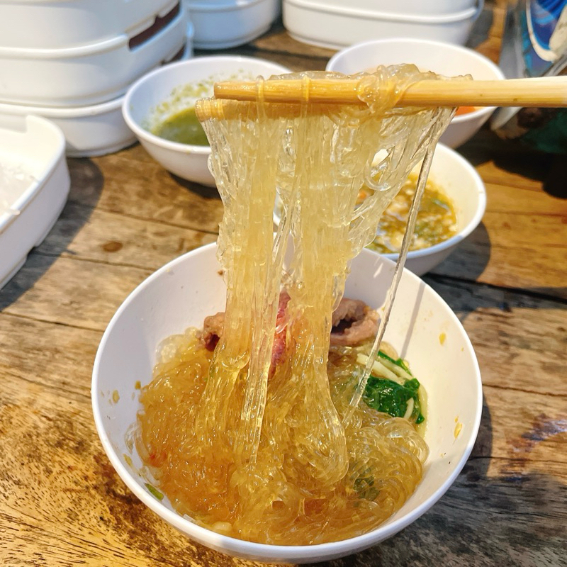 วุ้นเส้นหมูกระทะ วุ้นเส้นตราชญา เส้นเหนียวนุ่ม หนึบๆอร่อย ขนาด500กรัม