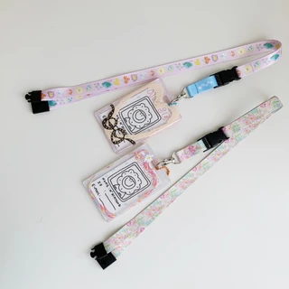 *เฉพาะสาย*amuse stuff-neck strap สายคล้องคอลายปริ้น
