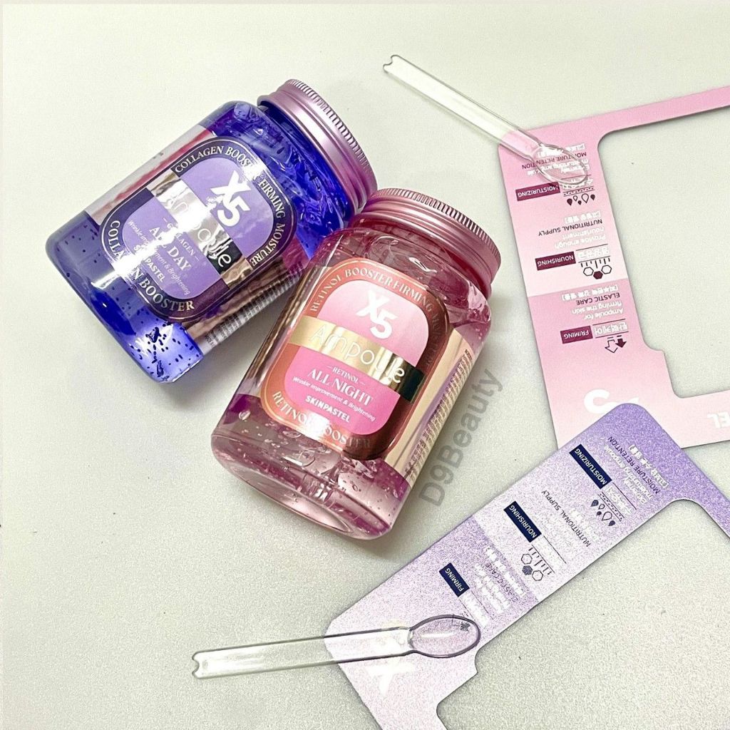 Skinpastel x5 Retinol Booster Ampoule All Night 250ml / Skinpastel x5 Collagenl Booster Ampoule All Day 250ml ราคา ถูกที่สุด ดีลบีเคเค แกลเลอรีภาพที่ 6
