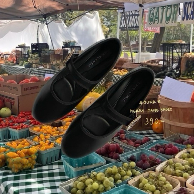 ( มือสอง )🎒🍒merry jane shoes แบรนด์ formel camele