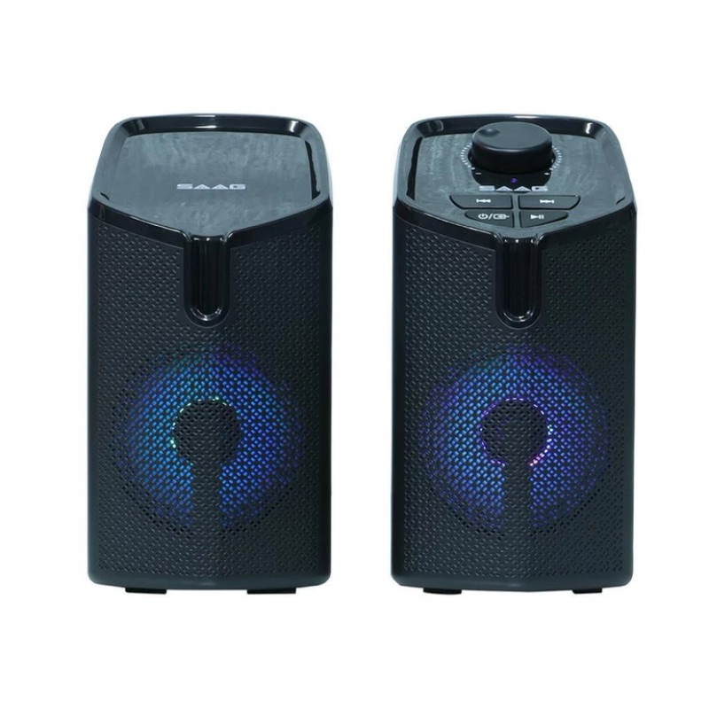 SAAG Bluetooth Speaker Elton (EM-202F) ลำโพงบลูทูธ ลำโพงคอมพิวเตอร์ ลำโพงตั้งโต๊ะ Bluetooth/FM