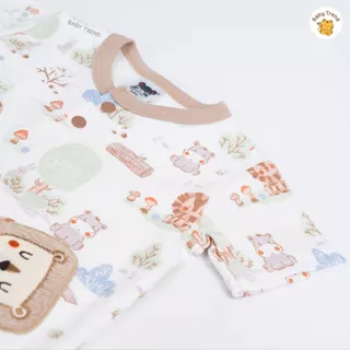 Mami Baby เสื้อโปโลและกางเกงเด็กเล็กลายน่ารัก ผ้าคอตตอนนุ่มๆ ไซส์ 3-24 เดือน (1 ชุด) | Babytrend