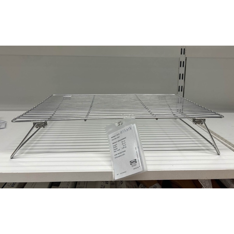 ตะแกรงผึ่งอาหาร ตะแกรงพักขนม ขนาด 39x28 ซม. อิเกีย IKEA