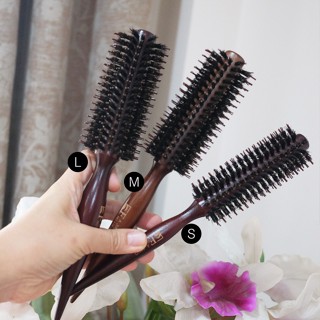 HB16 หวีไดร์ วงกลม ขนหมูป่า Hair Brush ขนาด S M L