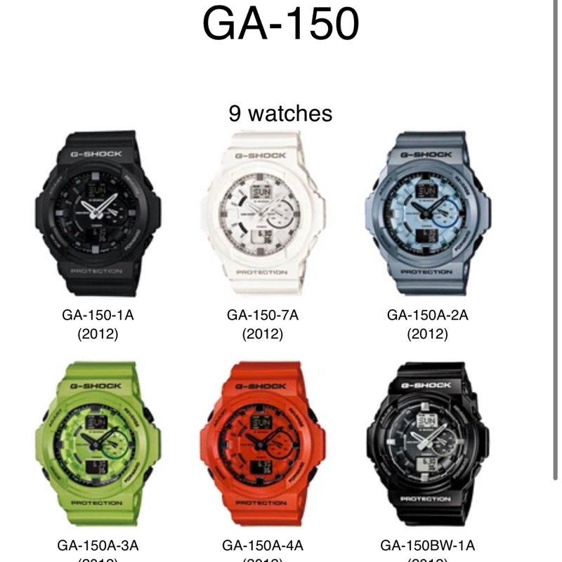 (แถมไขควง‼️)สายนาฬิกา G-Shock รุ่น GA-150/GA-300/GA-310/GLX-150 ของแท้100%
