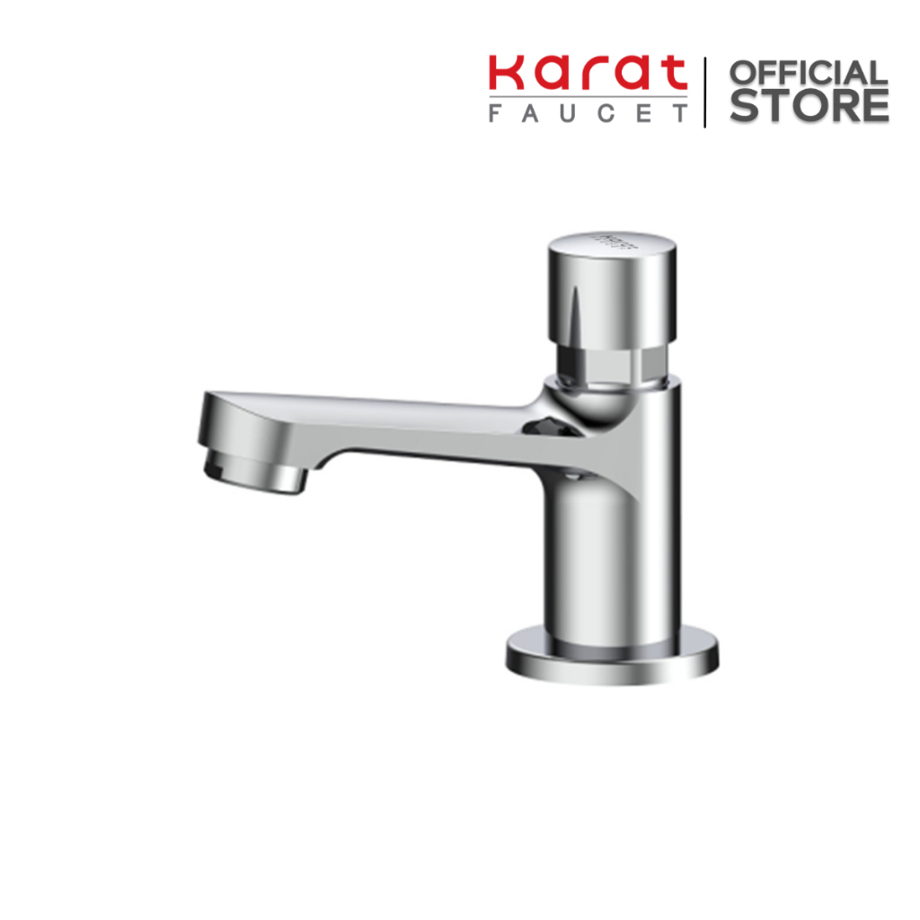 Karat Faucet ก๊อกเดี่ยวอ่างล้างหน้าแบบกดปิดอัตโนมัติ รุ่น KF-01-605-50