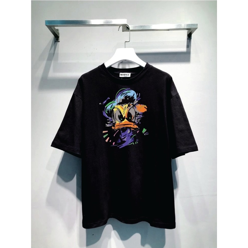 เสื้อยืดCotton100% สกรีนแบบดิจิตอล สีสด เนื้อผ้าหนานุ่ม เกรดพรีเมี่ยม A616-แขนสั้น