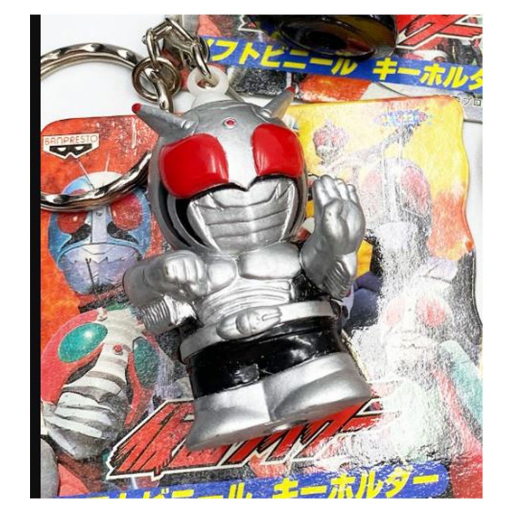 Banpresto 1997 Showa V9 Keychain kamen rider masked rider Key พวงกุญแจ