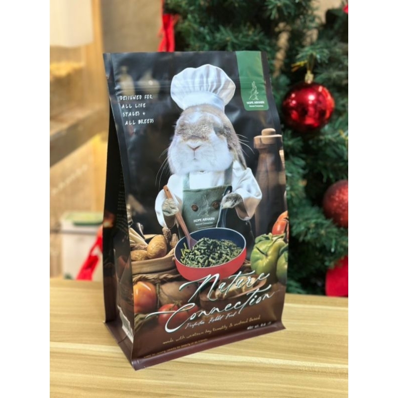 Hope Arharn 1kg.โฮ๊ป อาร์ฮาล อาหารกระต่าย สูตรสร้างกล้ามเนื้อบำรุงขน