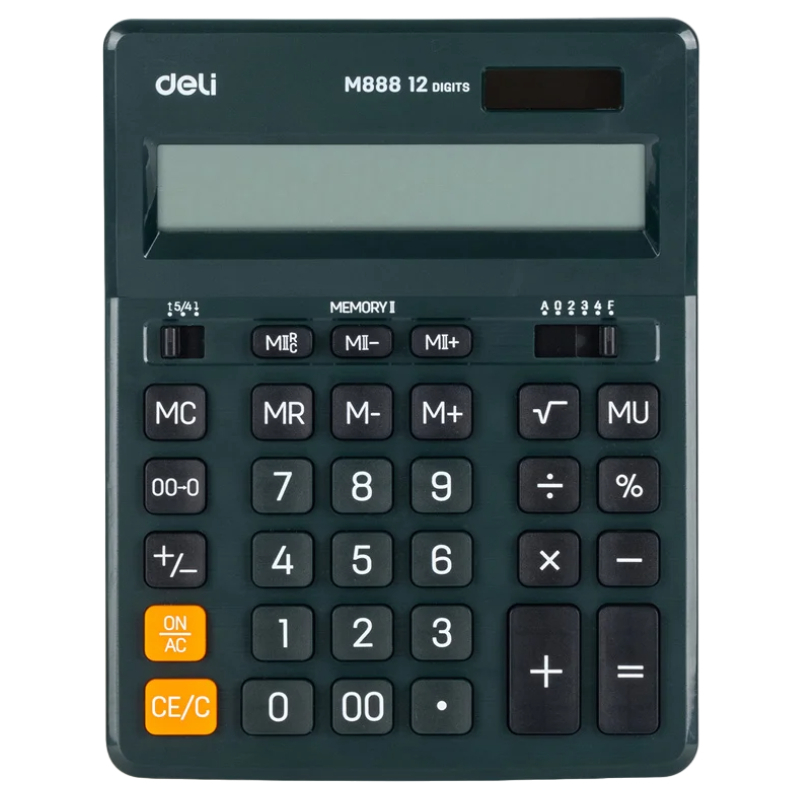 เครื่องคิดเลข deli ME888F(Green)