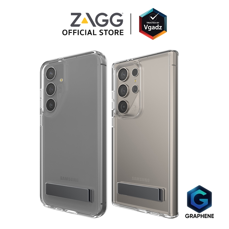 Zagg รุ่น Crystal Palace Kickstand - เคสสำหรับ Galaxy S24 Plus / S24 Ultra