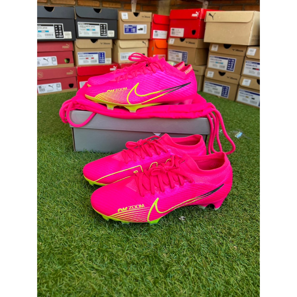 Nike Luminous Pack Zoom Mercurial Vapor15 Elite / PRO FG รองเท้าฟุตบอล ไนกี้ ของแท้มือ1 ตัวท็อป และรองท็อป