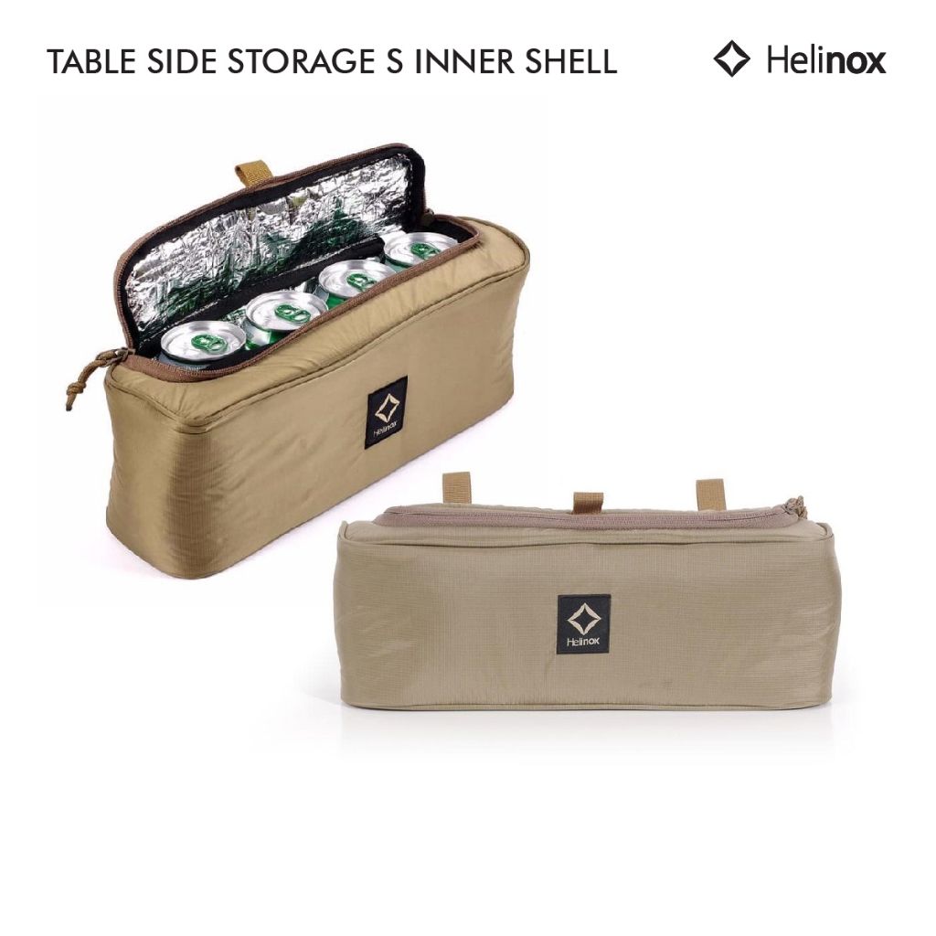 Helinox Table Side Storage S inner Shell กระเป๋าเก็บความร้อนความเย็น สามารถติดกับโต๊ะหรือสะพายโดยใส่สายเสริมได้