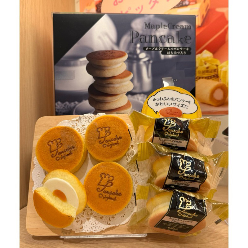 Maple Cream Pancake ขนมแพนเค้กญี่ปุ่นสอดไส้เมเปิลหอมๆ