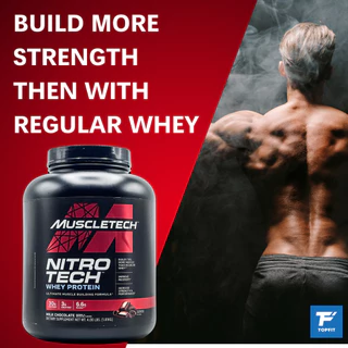 MUSCLETECH NITRO-TECH Whey Isolate+ เวย์โปรตีน 4 Lbs. เสริมสร้างกล้ามเนื้อ เพิ่มความคมชัดกล้าม