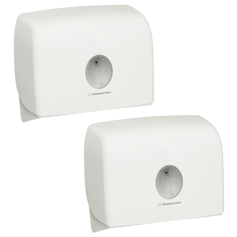KIMBERLY-CLARK PROFESSIONAL AQUARIUS กล่องจ่ายกระดาษเช็ดมือแบบแผ่น คิมเบอร์ลี่ย์-คล๊าค อควาเรียส รหัส 70220  2 กล่อง